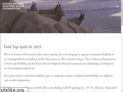 Sites similar to sierrabighorn.org