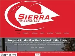 Sites similar to sierrafracsand.com