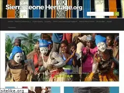 Sites similar to sierraleoneheritage.org