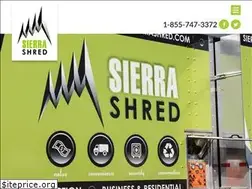Sites similar to sierrashred.com