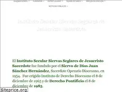 Sites similar to siervas-seglares.org