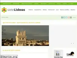 Sites similar to sietelisboas.com