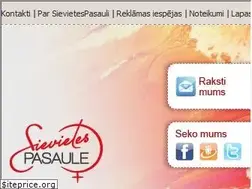 Sites similar to sievietespasaule.lv