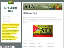 Sites similar to sifacallingcard.com