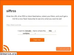 Sites similar to siftrss.com