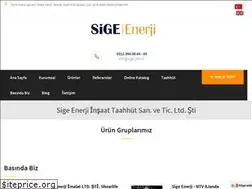 Sites similar to sige.com.tr