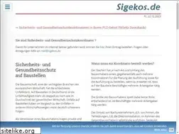 Sites similar to sigekos.de