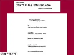 Sites similar to sighafstrom.com