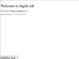 Sites similar to sigint.se