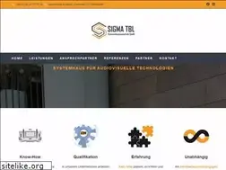 Sites similar to sigma-tbl.de