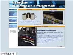 Sites similar to sigmasign.de