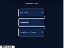 Sites similar to sigminer.com