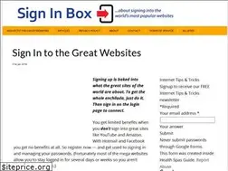 Sites similar to sign-in-box.com