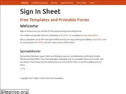 Sites similar to sign-in-sheet.com
