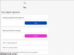 Sites similar to sign-me.de