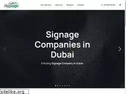 Sites similar to signagecompanyindubai.com