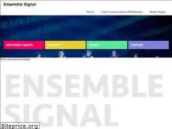 Sites similar to signalensemble.org
