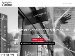 Sites similar to signaletique-online.com