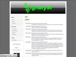 Sites similar to signalyst.com
