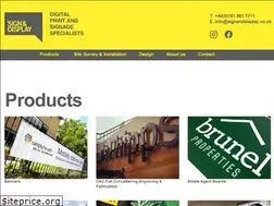 Sites similar to signanddisplay.co.uk