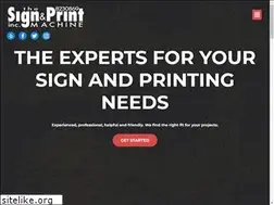 Sites similar to signandprintmachine.com