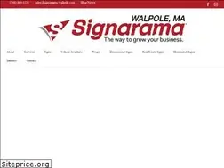 Sites similar to signarama-walpole.com