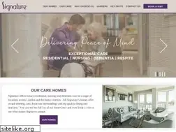 Sites similar to signature-care-homes.co.uk