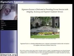 Sites similar to signature-escrow.com