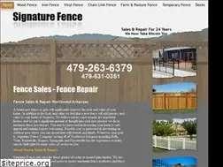 Sites similar to signature-fence.com