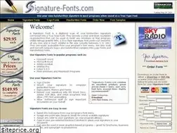 Sites similar to signature-fonts.com