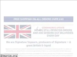 Sites similar to signature-vapour.co.uk