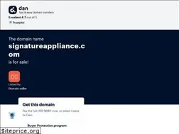 Sites similar to signatureappliance.com