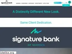 Sites similar to signaturebankga.com