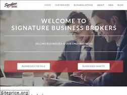 Sites similar to signaturebusinessbrokers.com