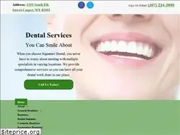 Sites similar to signaturedentalwy.com