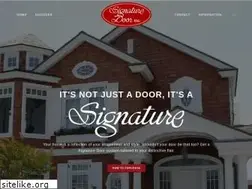Sites similar to signaturedoor.com
