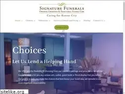 Sites similar to signaturefunerals.com