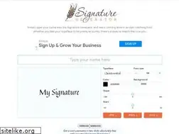 Sites similar to signaturegenerator.com