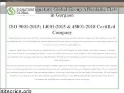 Sites similar to signatureglobalproject.co.in