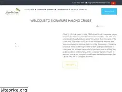 Sites similar to signaturehalongcruise.com