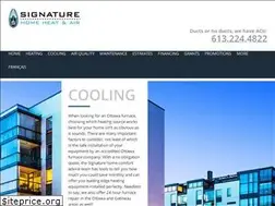 Sites similar to signaturehomeheat.com