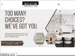 Sites similar to signaturelighting.com