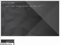 Sites similar to signaturelitigation.com