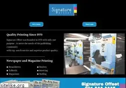 Sites similar to signatureoffset.com