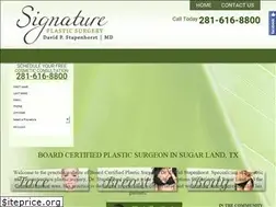 Sites similar to signatureplasticsurgery.com