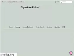 Sites similar to signaturepolishonline.com