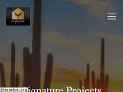 Sites similar to signatureprojects.com