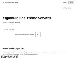 Sites similar to signaturerealestateservices.com