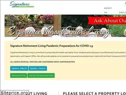 Sites similar to signatureretirementliving.com