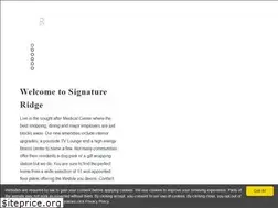 Sites similar to signatureridgeliving.com